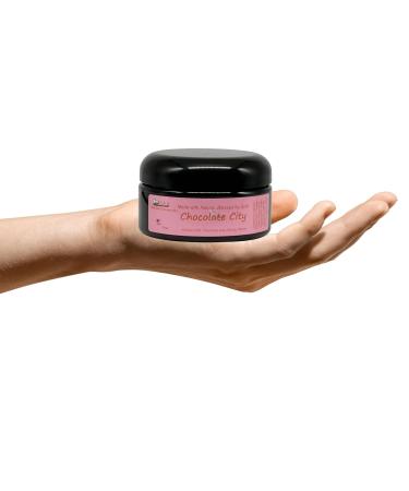 Ooh La La Skin Care LLC Chocolate City 2 oz. (Travel Size) Body Butter- Handmade Deeply Hydrating Ultra Moisturizing Organic Cream - Buy Online on GoSupps.com