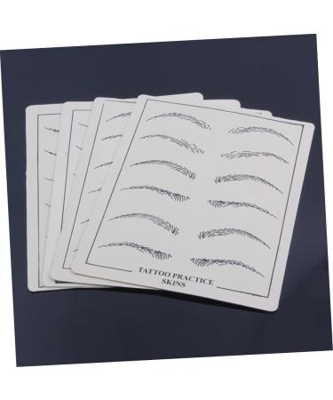 FOMIYES 6 Pcs Eyebrow Training Skin Eyebrow Practice Skin Eyebrow Microblading Skin - Buy Online on GoSupps.com
