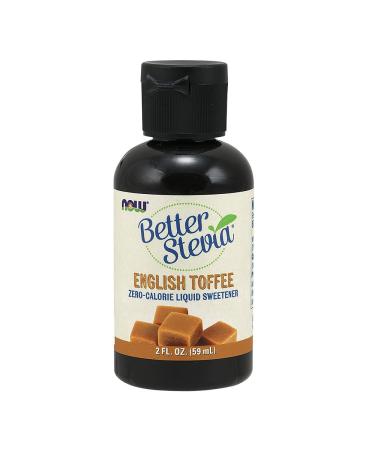 NOW Foods Liquid Stevia, English Toffee, 2 Fluid Ounce - Buy Online on GoSupps.com
