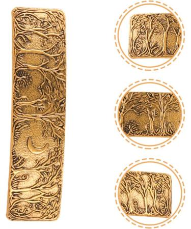 Metal Hairclip Metal Barrette French Hair Clip Retro Forest Moon Hairpin French Hairpin Women's Girls Fashion Hair Accessories Golden - Buy Online on GoSupps.com