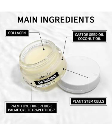 Collagen Lip Sleep Mask-Overnight Lip Repair Balm For ?Dry Chapped Lips Lip Wrinkles Plumping Smoothing Hydrating Moisturizes Lip Butter - Buy Online on GoSupps.com