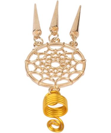 Naroote Dreadlock Beard Pendant - Alloy Spider Web Accessories for Women | Unique Dreadlock Accessories for Role Play - Buy Online on GoSupps.com