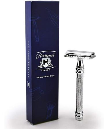 Designer Stainless Steel DE Razor | Premium Men's Classic Shave | Perfect for International Shipping - Buy Online on GoSupps.com
