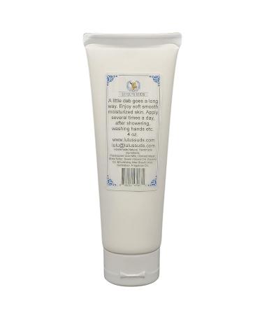 Lu Lu's Suds Handmade All Natural Goat Milk Moisturizing Body Lotion (4oz White Tea & Ginger) - Buy Online on GoSupps.com