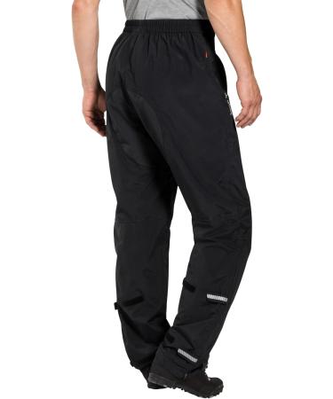 VAUDE Men's Yaras Rain Pants III S-Short Black - Waterproof & Lightweight Outdoor Gear for Men | International Shipping Available - Buy Online on GoSupps.com