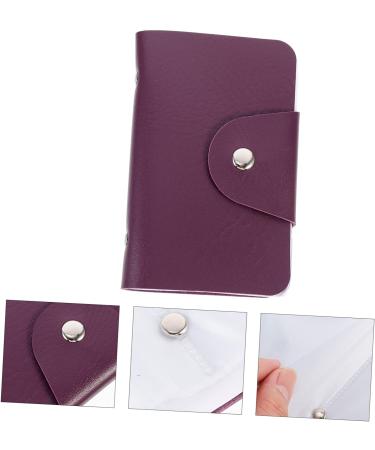 Mikinona 2pcs Nail Art Card Holder Stamping Nail Forms Sticker Organizer Rectangular Nail Art Plate Nail Stencil Bag Nail Art Stand Nail Steel Plate Package Nail Decals Purple Christmas Purple 14.5X9.5X1.8CM - Buy Online on GoSupps.com