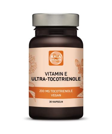 Kala Health Ultra Tocotrienol 200mg Vitamin E Vegan - All 4 Tocotrienols - Alpha Tocotrienol + Beta Tocotrienol + Gamma Tocotrienol + Delta Tocotrienol - No Tocopherol - Tocotrienol complex 30 - Buy Online on GoSupps.com