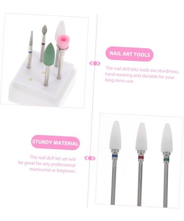 FRCOLOR 3 Sets Nail Clipper Grinding Head Nursing Nails Tools Nail File Drill Nail Art Tool Nail Kits Electric Nail File Manicure Tools Nails Supply Nail Drill Exfoliating Ceramic - Buy Online on GoSupps.com