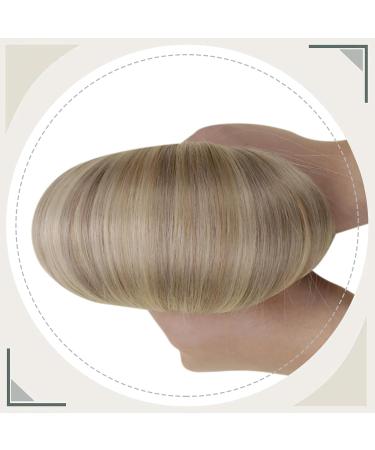 LAAVOO Microring Extensions | Real Human Hair Blond 1g/S Ashblond & Goldblond Highlights 35cm Length 50g #16/25 #16/24 - Premium Remy Hair Extensions - Buy Online on GoSupps.com
