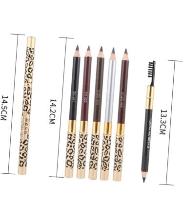 NOLITOY 2pcs Brow Pencil Brow Brush Eyeliner Pencil Longlasting Eyebrow Makeup Pen Spiral Women's Filler 1 count (Pack of 1) As Shown - Buy Online on GoSupps.com