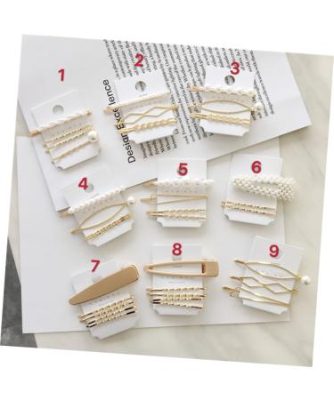 minkissy Set Pearl Hair Clip Pearl Clips for Hair Bridal Hair Pin Bridal Hair Clip Pearl Hair Barrettes Korean Hair Clips Pearl Hair Pin Hair Accessories Hair Pins Sweet South Korea Bride - Buy Online on GoSupps.com