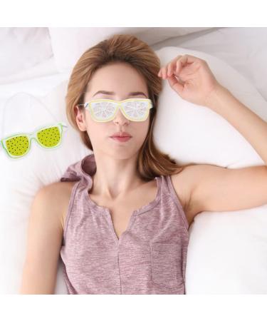 Gel Eye Mask 4 Pack Relaxing Sleep Eye Patch Eye Cover Reusable Hot & Cold Compress Gel Pack for Puffy Tired Eyes Dark Circles Migraine Stress Relief - Buy Online on GoSupps.com