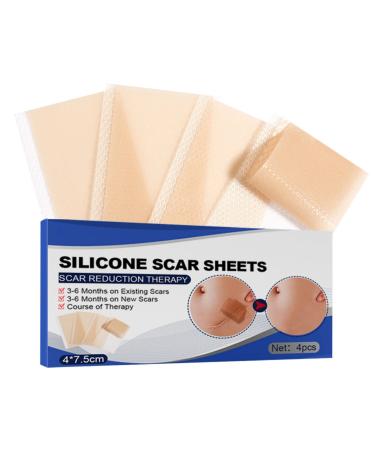 Silicone Gel Scar Patch Fades Stretch Marks Burn Scar Patch Smooth Skin Skin Cut Fix Patch Tinted Face Moisturizer (A One Size) One Size A