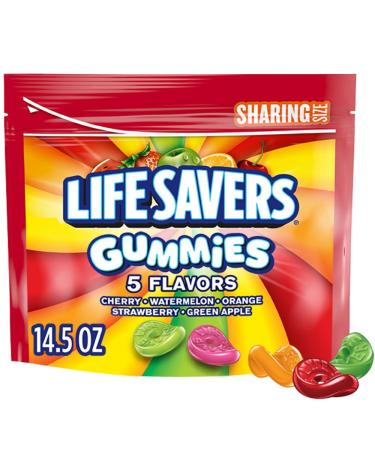 LIFE SAVERS Gummy Candy 5 Flavors Sharing Size 14.5 oz Bag