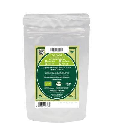 Buy Organic Ground Cardamom from Guatemala - Azafran 100g | Premium Quality Spices for Cooking & Baking - Buy Online on GoSupps.com