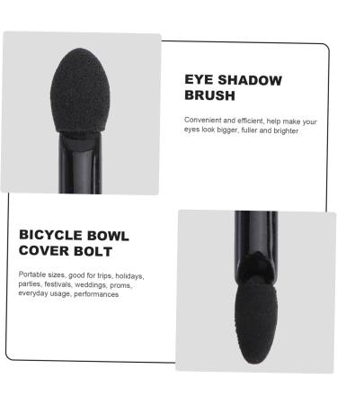 PLAFOPE 10pcs Dual Sided Eye Shadow Brush Eyeshadow Stick Brush Paupi re Sponge Eyeshadow Brush Kit Black - Buy Online on GoSupps.com