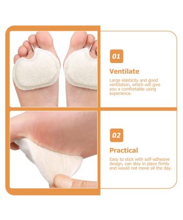 FOMIYES Metatarsal Cushions - Soft Felt Forefoot Pads for Heels Breathable Shoe Pads for Comfort & Support - International Shipping Available - Buy Online on GoSupps.com