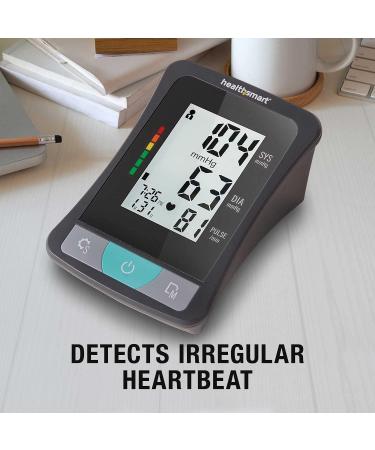 HealthSmart Digital Select Arm Blood Pressure Monitor | Automatic Upper Arm Cuff | Tracks Blood Pressure Pulse & Irregular Heartbeat | Stores 120 Readings for 2 Users - International Shipping Available - Buy Online on GoSupps.com