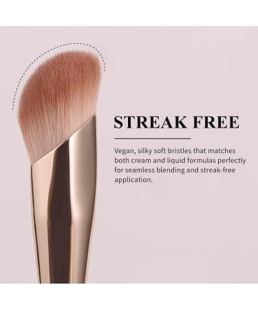 Bethy Beauty Angled Under Eye Concealer Brush Finger Shape Nose Contour Makeup Brush for Liquid and Cream Blending and Diffusing Small Foundation Brush Cosmtic Tool Smooth Canvas - Buy Online on GoSupps.com