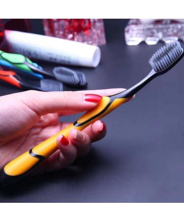 Ergonomic Gentle Bristle Toothbrush for Sensitive Gums | Coal Toothbrush for Stain Removal & Travel | Best Soft Toothbrush for Home Use - Buy Online on GoSupps.com
