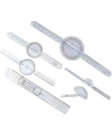 6PCS Medical Goniometer Set for Physical Therapists Home Use and Students Material Measures Joint Range of Motion Compact and Portable - Buy Online on GoSupps.com