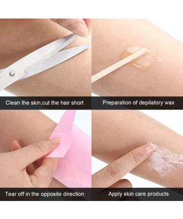 Buy Luliyldj 200 Pcs Fleece Wax Strips for Body & Face - Effective Hair Removal for Bikini & More - Buy Online on GoSupps.com