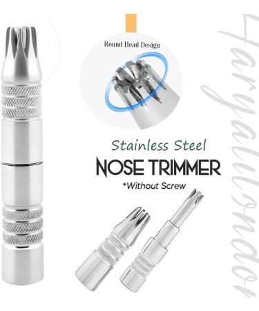 German Stainless-Steel Manual Nose Ear Hair Trimmer for Men Women Battery-Free Hairs Puller Clippers Grooming Travel Kit Gadget - Buy Online on GoSupps.com