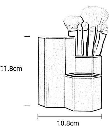 Makeup Brush Set Orange Makeup Brush Set 9 Sticks for Loose Powder Brush Blush Brush Foundation Brush Foundation Brush - Buy Online on GoSupps.com