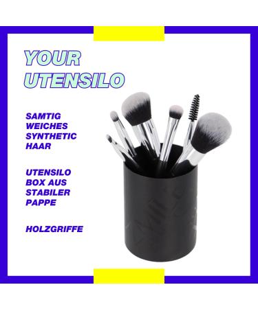 ZMILE Cosmetics Gift Box - 6-Piece Vegan Brush Set | Utensilo Synthetic Hair Brushes for Flawless Makeup - Buy Online on GoSupps.com
