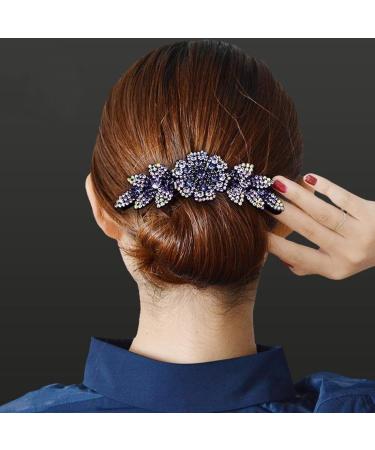 2 Pack Rhinestone Hair Combs with Butterflies & Flowers - Non-Slip Bridal Accessories for Women & Girls | Perfect Gifts - Buy Online on GoSupps.com