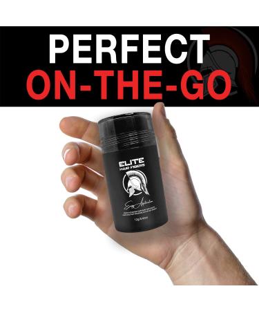Elite Hair Fibers - Natural Solution for Instantly Thicker Hair - 12g (Dark Brown) - Men and Women - Buy Online on GoSupps.com