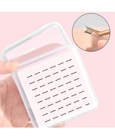 144 Strips Self Adhesive Lash Strips No Glue Reusable Non Allergy Strong Hold Lash Adhesive Tape for Wearing Fake Eyelashes Black Easy Removal Process Instant Applicatio (6mm) - Buy Online on GoSupps.com