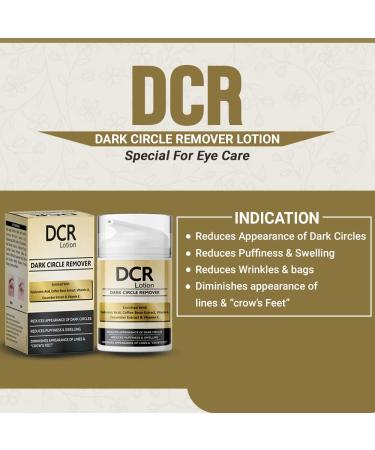 Dcr Dark Circle Remover Lotion 30ml - Pack of 2 | Best Under Eye Treatment for Dark Circles | International Shipping Available - Buy Online on GoSupps.com