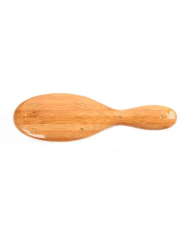Ultra Flex Detangling Hair Brush - Bass Brushes | Bamboo Handle, Medium Oval, Dark Finish - Model 828-DB - Buy Online on GoSupps.com
