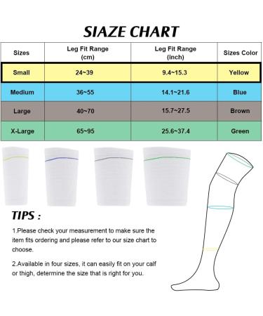 Catheter Leg Bag Holder - 2Pcs Foley Sleeve for Drainage Bags - Elastic Calf Strap - Small Size - Buy Online on GoSupps.com