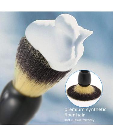 Premium Men's Wet Shaving Tools - Brush Holder Stand & Beard Brush for Ultimate Grooming - Buy Online on GoSupps.com