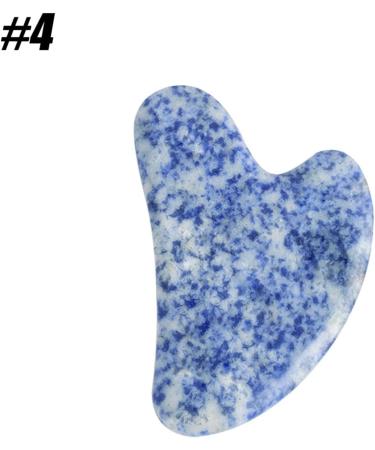 Natural Jade Scraping Board Powder Crystal Heart-Shaped Scraping Sheet Crystal Scraping Board Face Beauty V-Shaped Jade Scraping 1Pcs (Color : Type 4) - Buy Online on GoSupps.com