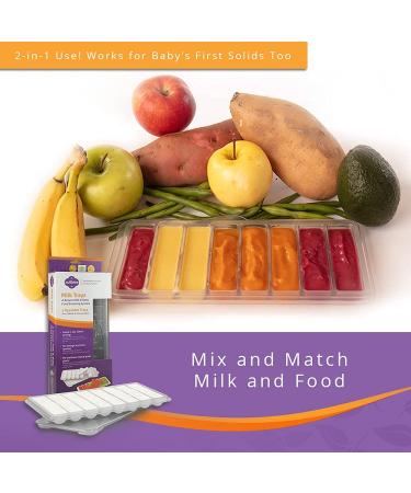 Fairhaven Health Milkies Milk Trays - Set of 2 for Easy Breast Milk Storage - Buy Online on GoSupps.com