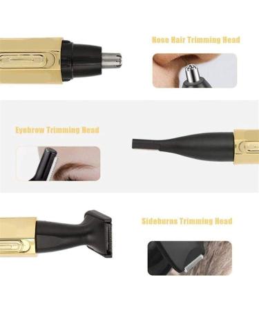 Electric Facial & Body Trimmer - Wet & Dry All-in-1 Razor for Eyebrows Legs Nose & Ear Hair Removal | Painless Precision Shaver for Men & Women - Buy Online on GoSupps.com