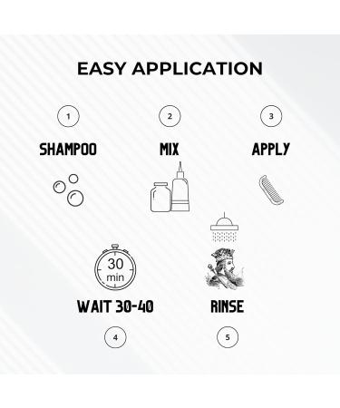 Men's Light Brown Hair Dye - Root Touch Up Color | Easy Application Long-Lasting Gray Coverage & Pre-Wash Shampoo - 3.74 Fl Oz - Buy Online on GoSupps.com