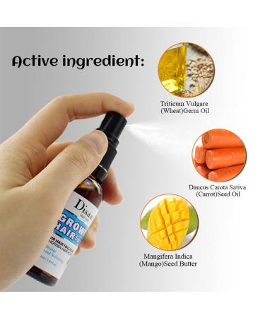 Growth Hair Oil Spray - Repair Follicles & Strengthen Roots | DHT Blocker | Nourishing 30ml - Buy Online on GoSupps.com