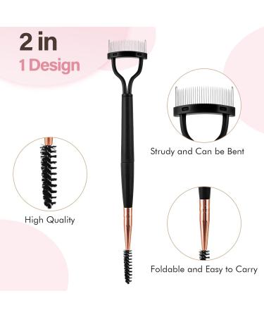Buy Cobee 2 Head Eyebrow Eyelash Shaper - Foldable Lash Separator & Comb Applicator Brush 2 Pack for Perfect Lashes & Groomed Brows | International Shipping - Buy Online on GoSupps.com