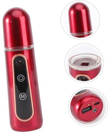 FOMIYES Nano Facial Mister Eyelash Mister Mini Facial Mister Facial Humidifier Mist Sprayer Steamboat Cool 14X3.9X3.9CM Red - Buy Online on GoSupps.com