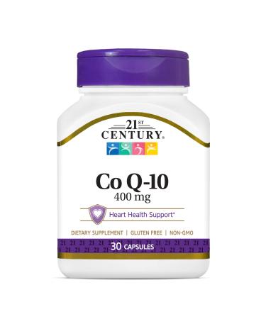 21st Century Co Q10 400 mg Veg Capsules 30 Count