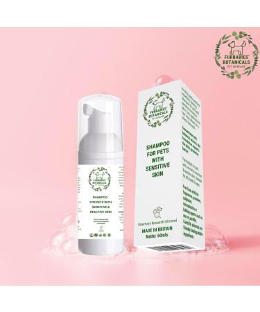 Ultra Gentle Sensitive Skin Conditioning Shampoo Wash for Pets Odour Remover Moisturising Skin Repair. Cat Shampoo Rabbit Shampoo Dog Shampoo Hamster Shampoo- 60ml - Buy Online on GoSupps.com