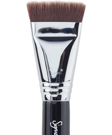 Sigma Beauty F77 Chisel and Trim Contour Brush - Sculpting Makeup Brush for Blush Bronzer or Contour - Define Cheekbone Jawline & Nose - Hypoallergenic Vegan Synthetic Makeup Brush - Buy Online on GoSupps.com
