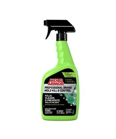 Mold Armor Professional Brand Mold Kill & Control Spray 32 oz. Mold & Mildew Remover Visible Results in Minutes Eliminates Bacteria & Viruses