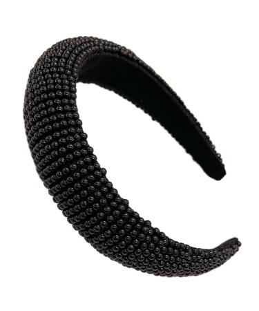 Scicent Black Pearl Hair Band | Elegant Pearls Headband for Women & Girls | Bridal & Party Hair Accessories - Buy Online on GoSupps.com