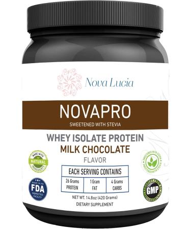 Chocolate Whey Isolate Protein Powder - Low Calorie Meal Replacement Supplement for Lean Muscles - Non-GMO & Gluten Free - 14.82 oz - Buy Online on GoSupps.com