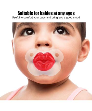 Funny Baby Pacifier - Pig Nose Dummy for Infants | Cute Cherry Mouth Design - Buy Online on GoSupps.com